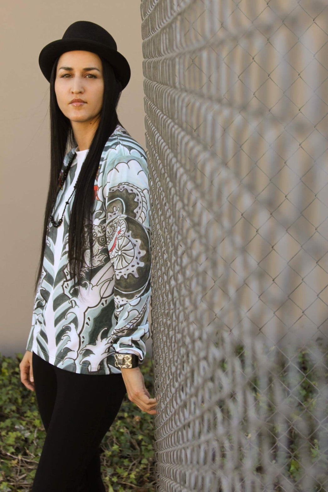 24013 入墨ロンTシャツ