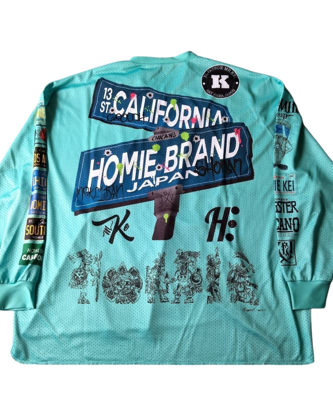 HOMIEKEI / ホーミーケイ / ラッシュガード/ティファニーブルー