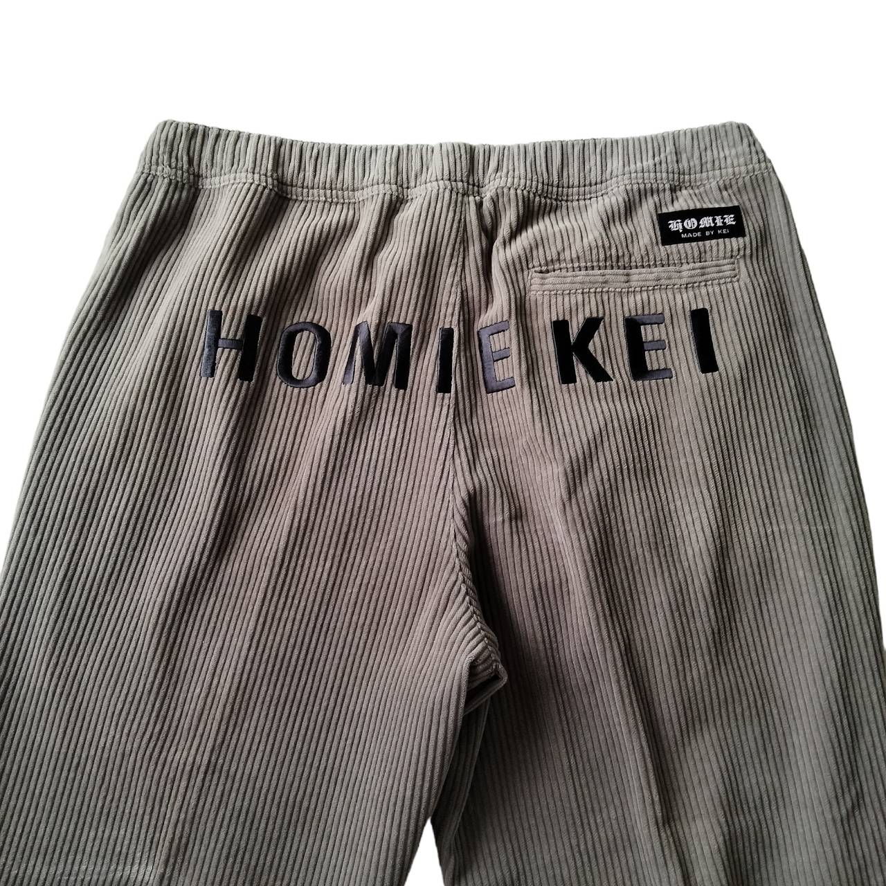 YouTube撮影用 コーデュロイパンツ グレー ippin(レアな1点物