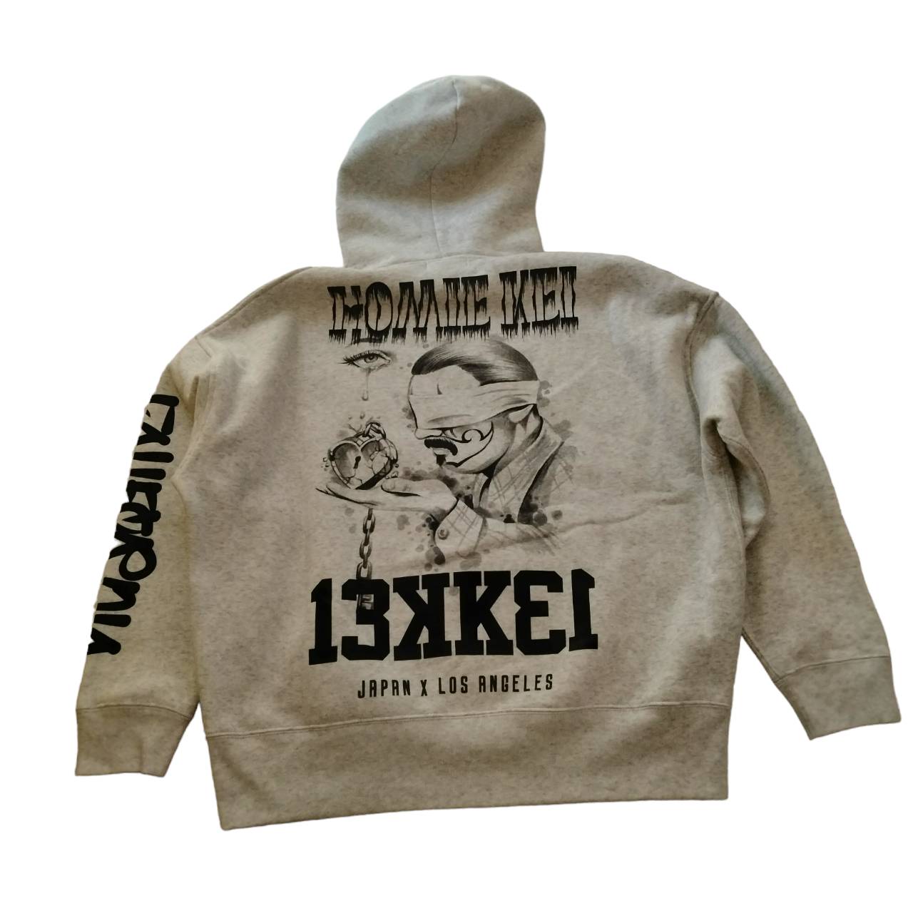 レアパーカーC アッシュグレー ippin(1点物)