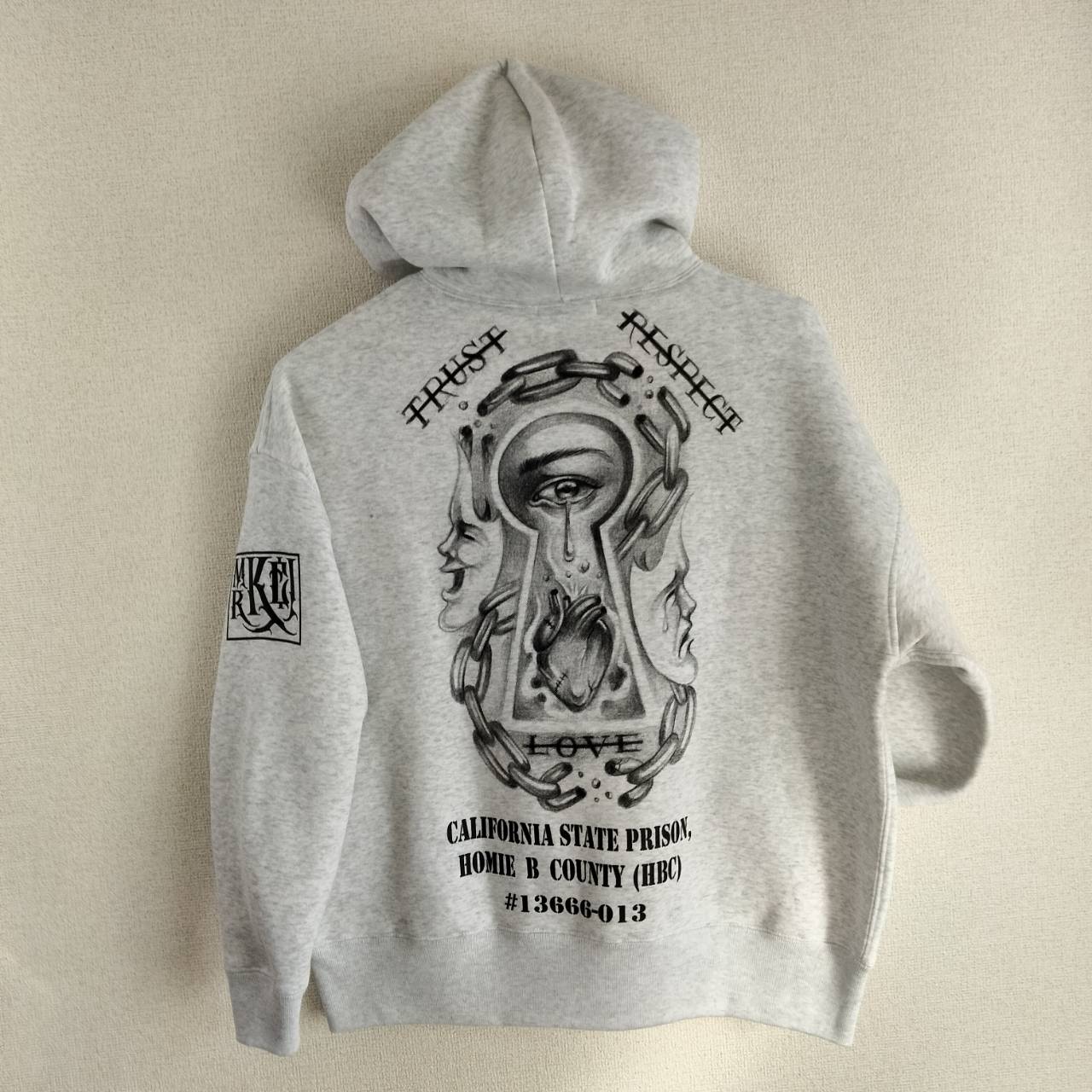 22001 スウェットパーカーアッシュ