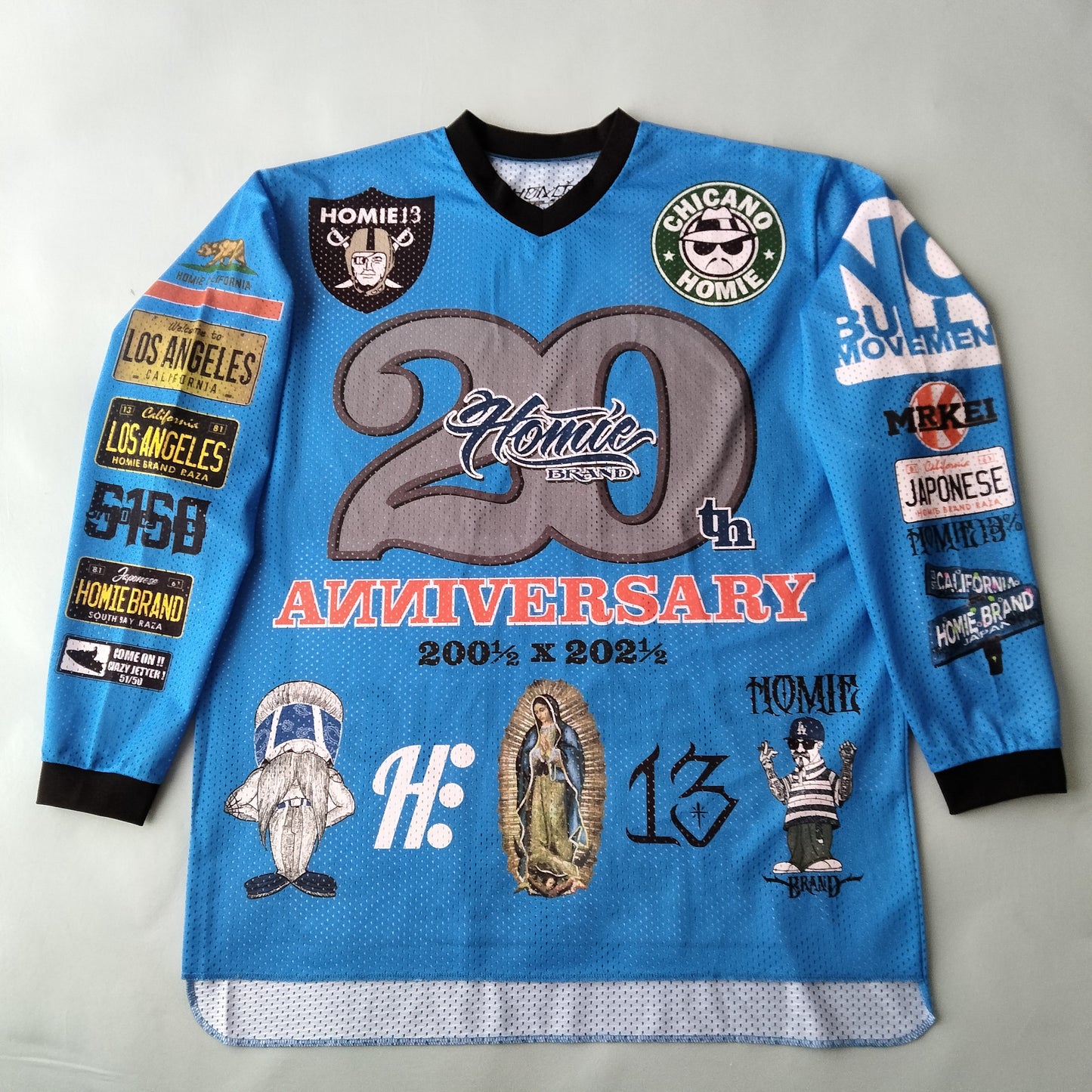 25015　ラッシュガード　ブルー