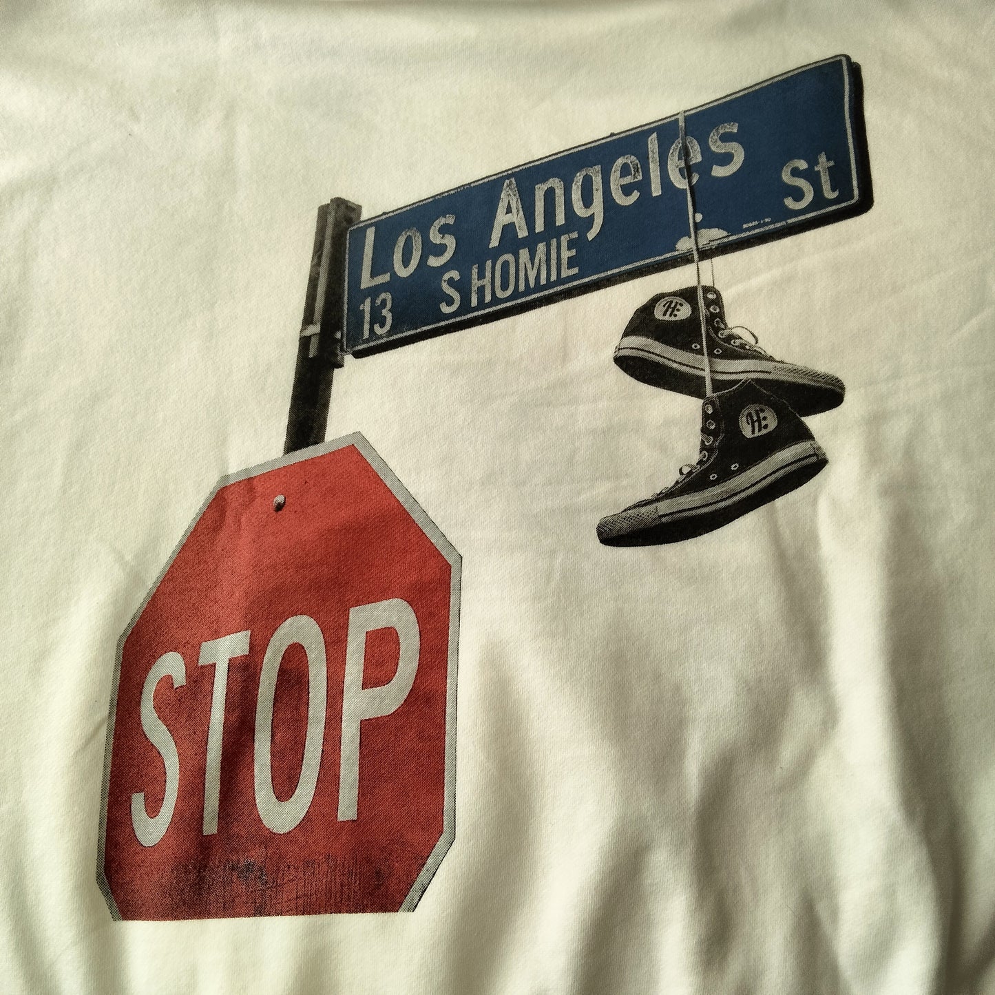 25033 CREW NECK SWEATSHIRT WHITE　少量在庫（裏パイル）