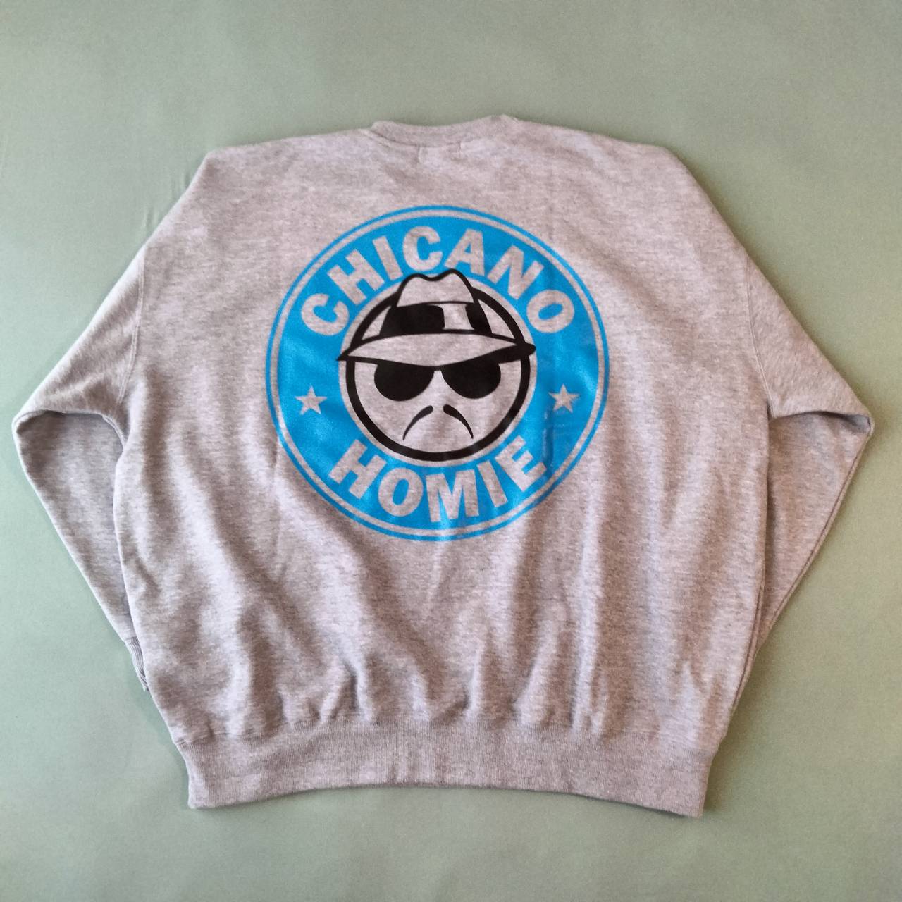 25024 CREW NECK SWEATSHIRT HEATHER GRAY　少量在庫（裏パイル）