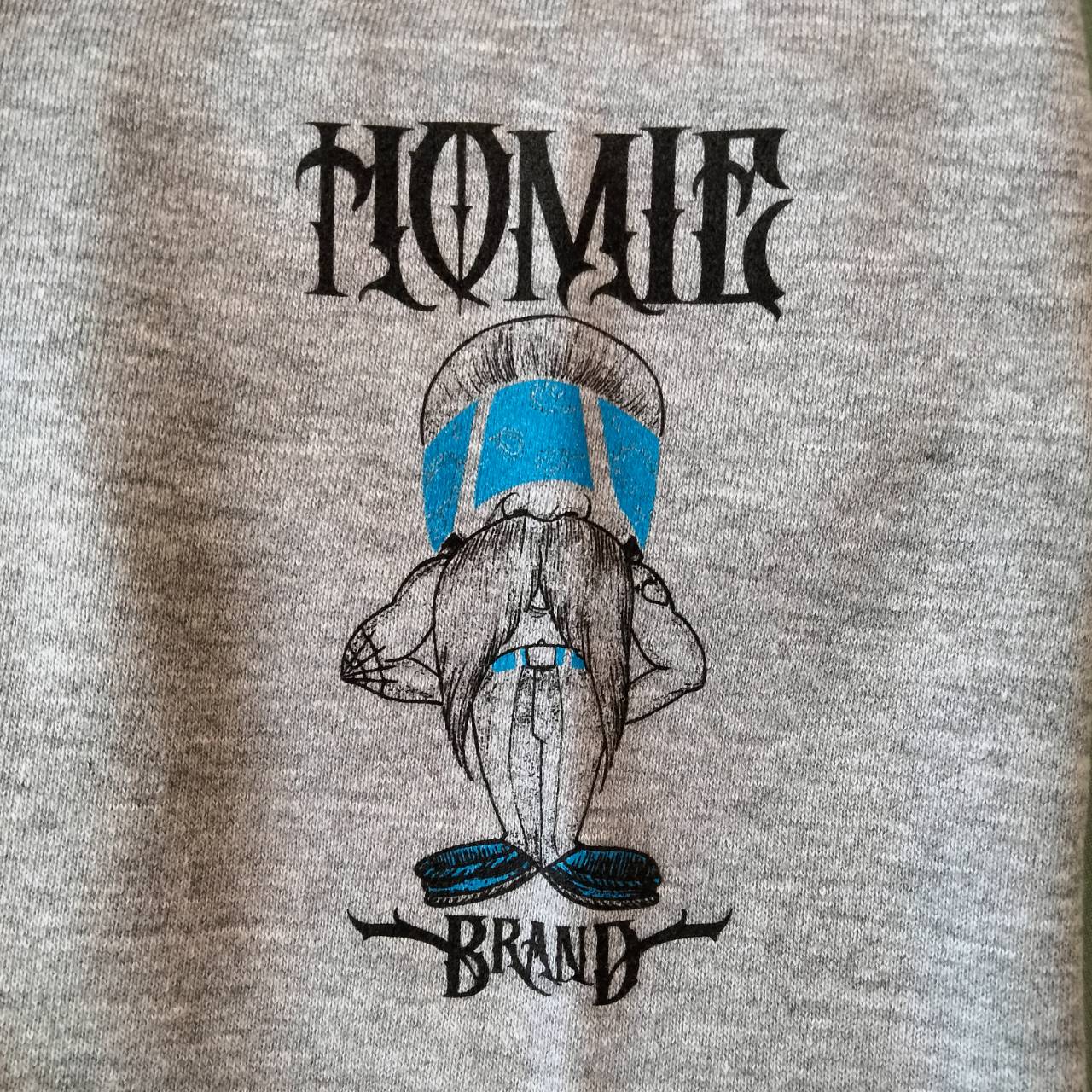 25024 CREW NECK SWEATSHIRT HEATHER GRAY　少量在庫（裏パイル）