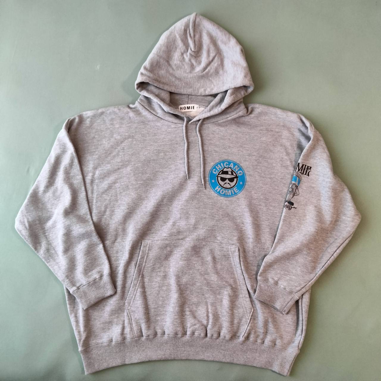 25026  SWEAT PARKA HEATHER GRAY　少量在庫（裏パイル）