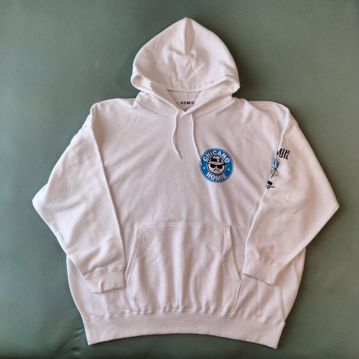 25025  SWEAT PARKA WHITE 少量在庫（裏パイル）